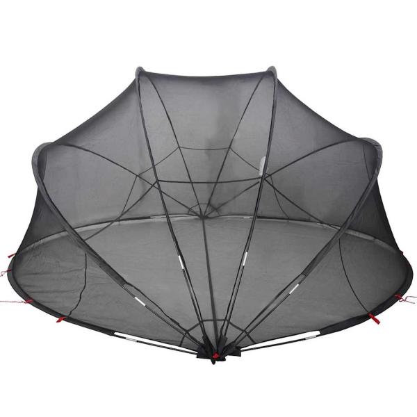 Pool-Dome Schwarz 405 x 405 x 192 cm