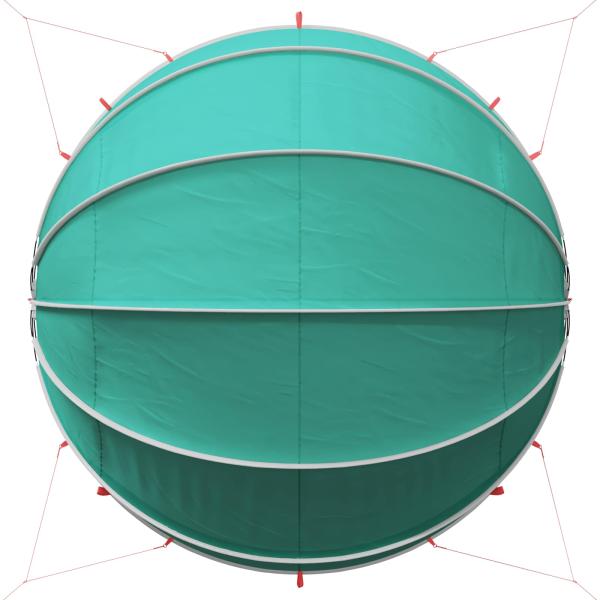 Pool-Dome Blau 472 x 460 x 229 cm