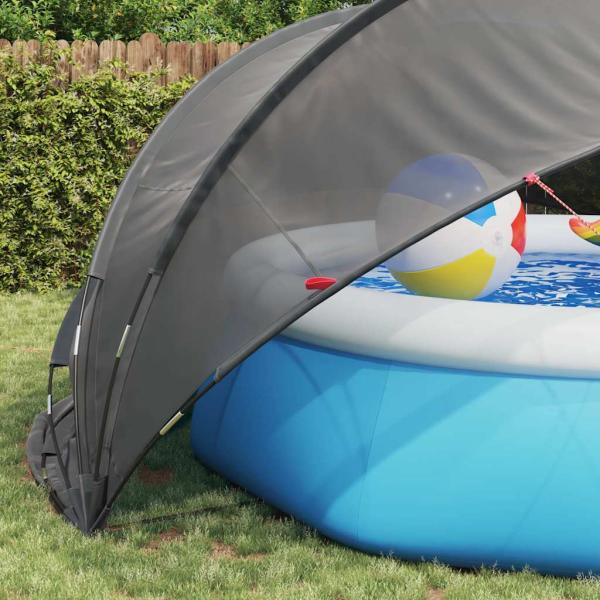 Pool-Dome Schwarz 472 x 460 x 229 cm