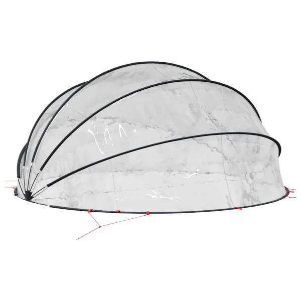 ARDEBO.de - Pool-Dome Transparent 500 x 500 x 236 cm PVC
