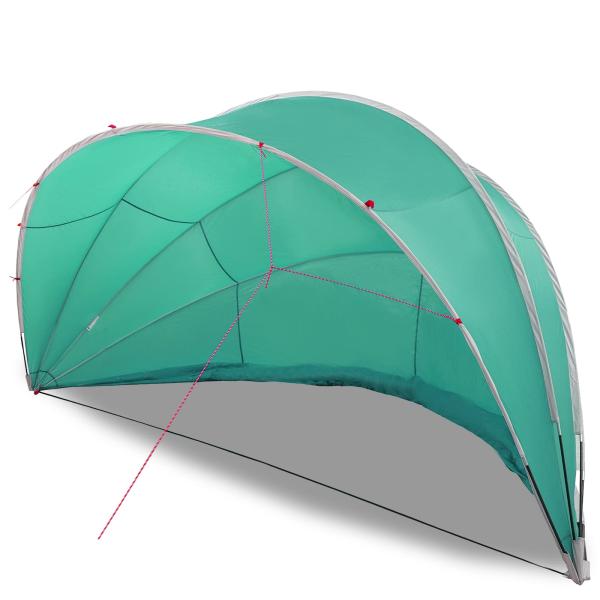 Pool-Dome 546 x 516 x 250 cm 185T Polyester mit PU-Beschichtung