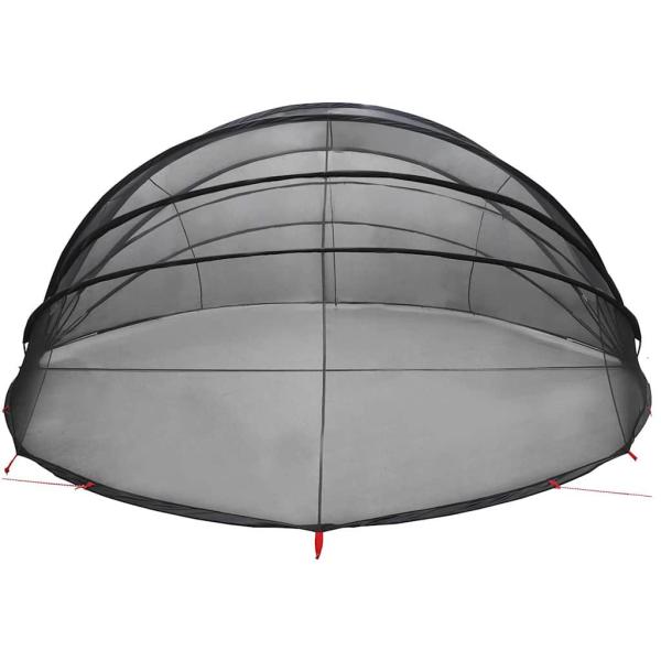 Pool-Dome Schwarz 592 x 590 x 275 cm
