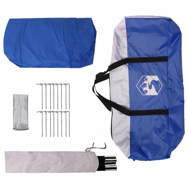 Poolzelt Kuppel Grün 538 x 440 x 204 cm