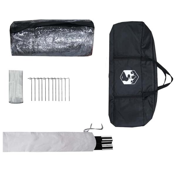 Poolzelt Kuppel Transparent 538 x 440 x 204 cm PVC