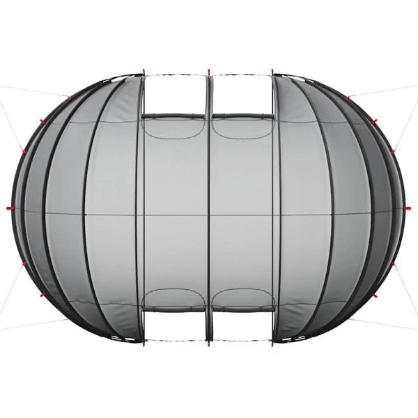 Poolzelt Kuppel Transparent 640 x 432 x 205 cm