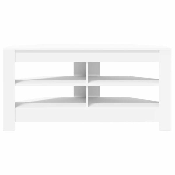 EckTVSchrank Weiß 102x40,5x45cm Holzwerkstoff