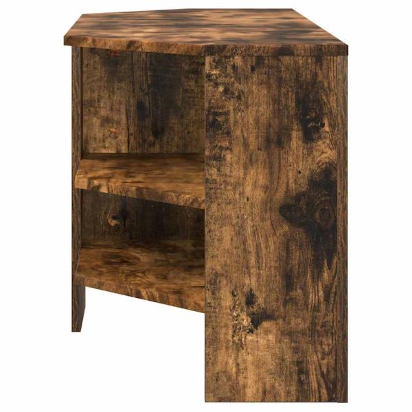 EckTVSchrank Geräucherte Eiche 102x40,5x45cm Holzwerkstoff