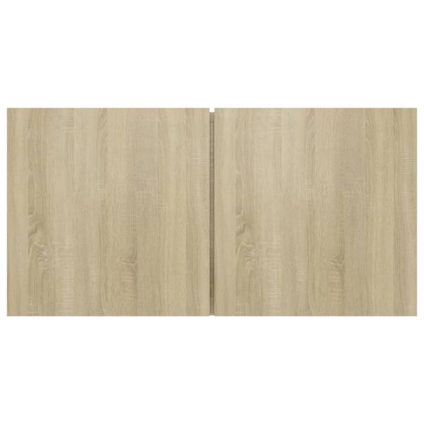 ARDEBO.de - 8-tlg. TV-Schrank-Set Sonoma-Eiche Holzwerkstoff