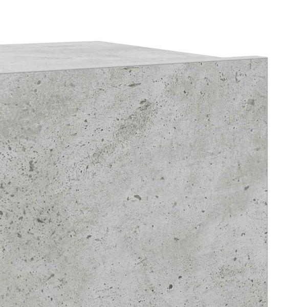 7-tlg. TV-Schrank-Set Betongrau Holzwerkstoff