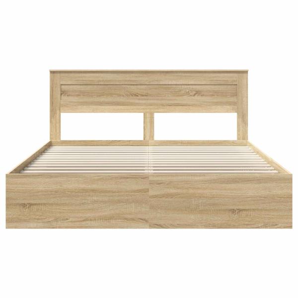 Bettrahmen Sonoma 200 x 200 cm Massives Kiefernholz