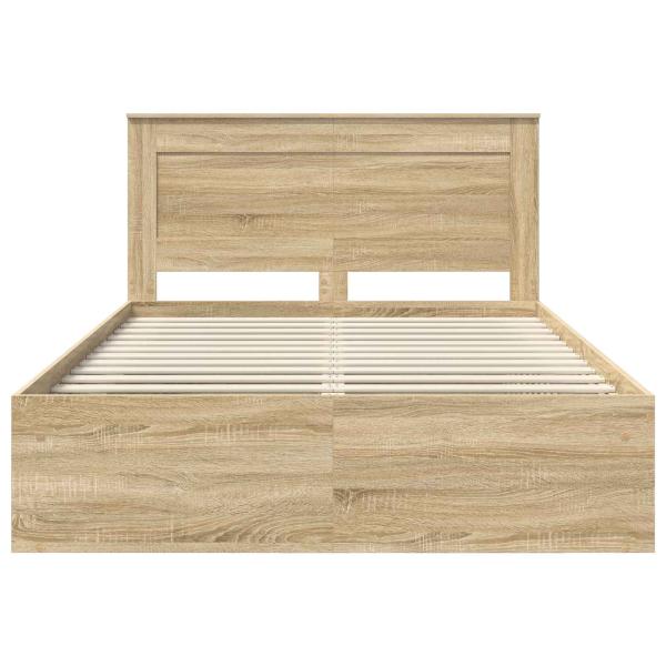 Bettrahmen Sonoma 140 x 200 cm Massives Kiefernholz