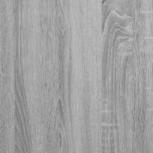 Bettrahmen Graues Sonoma 100 x 200 cm Massives Kiefernholz