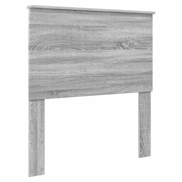 Aufbewahrungsbett Graues Sonoma 90 x 200 cm Holzwerkstoff