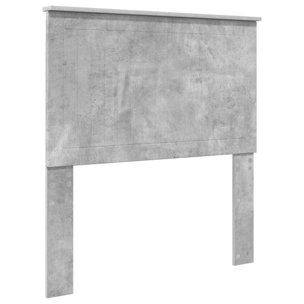 Aufbewahrungsbett Beton Grau 90 x 190 cm Holzwerkstoff