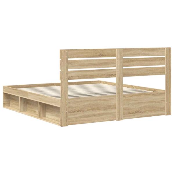 Bettrahmen Sonoma 180 x 200 cm Massives Kiefernholz