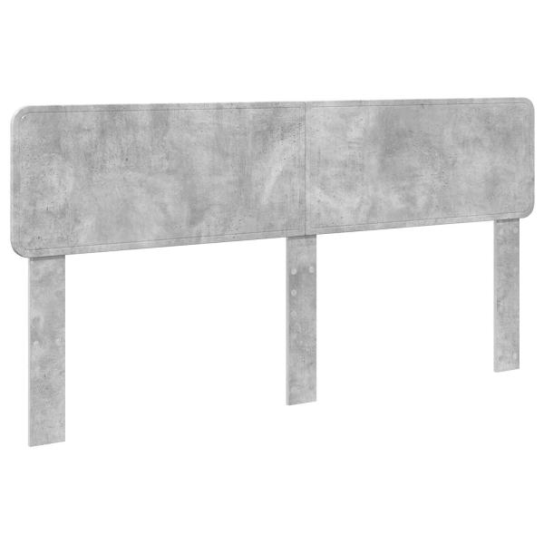 Bettrahmen mit Schubladen Beton Grau 180 x 200 cm Holzwerkstoff