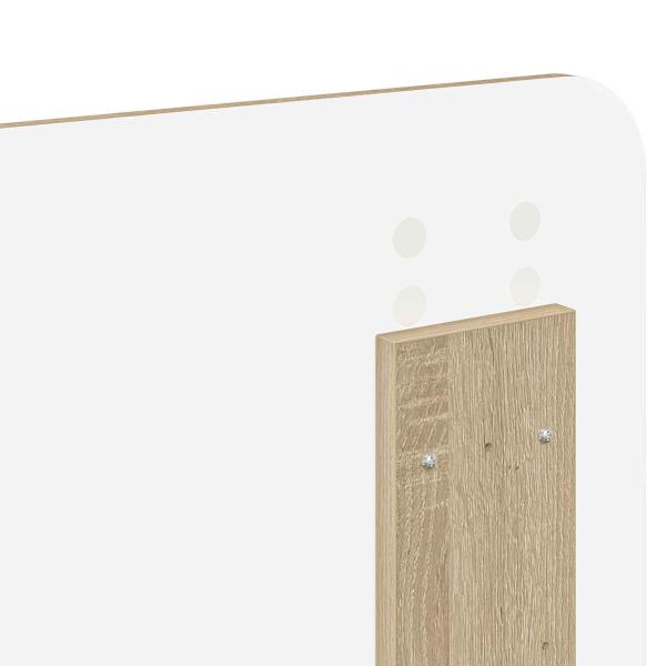 ARDEBO.de - Aufbewahrungsbett Sonoma-Eiche 140 x 190 cm Holzwerkstoff