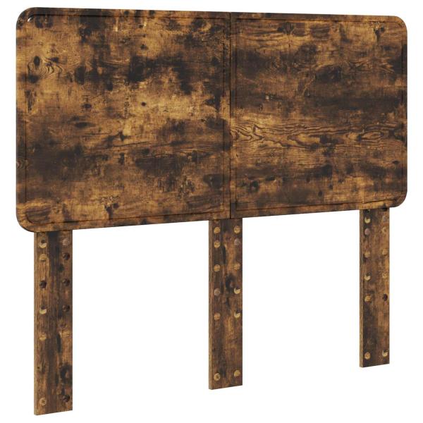 Bettrahmen Geräucherte Eiche 135 x 190 cm Holzwerkstoff