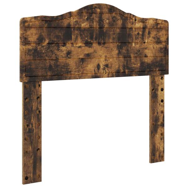 Bettrahmen Geräucherte Eiche 90 x 190 cm Massives Kiefernholz