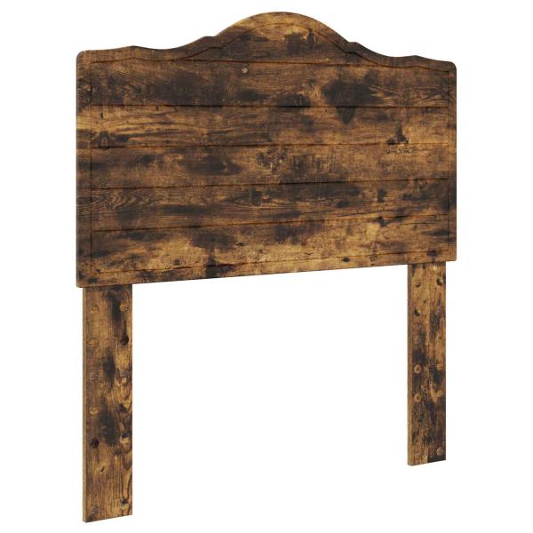 Bettrahmen Geräucherte Eiche 90 x 190 cm Holzwerkstoff