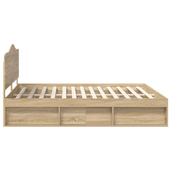 Bettrahmen Sonoma 200 x 200 cm Massives Kiefernholz