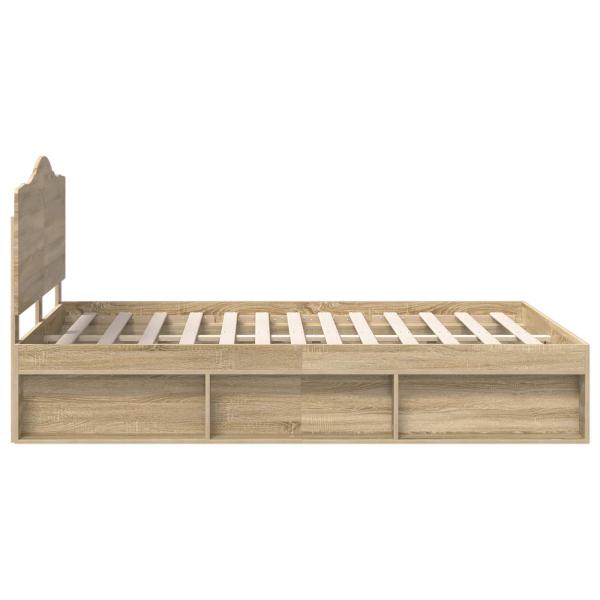 Bettrahmen Sonoma 160 x 200 cm Massives Kiefernholz