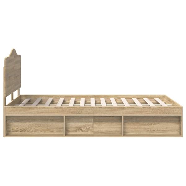 Bettrahmen Sonoma 120 x 200 cm Massives Kiefernholz