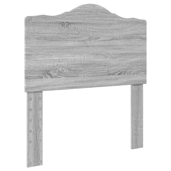 Bettrahmen Graues Sonoma 90 x 200 cm Massives Kiefernholz