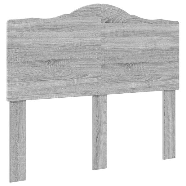 Bettrahmen Graues Sonoma 135 x 190 cm Holzwerkstoff