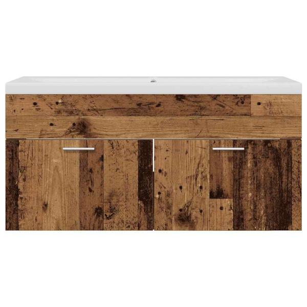 Badezimmerschrank Altholz 100 x 38,5 x 46 cm Holzwerkstoff