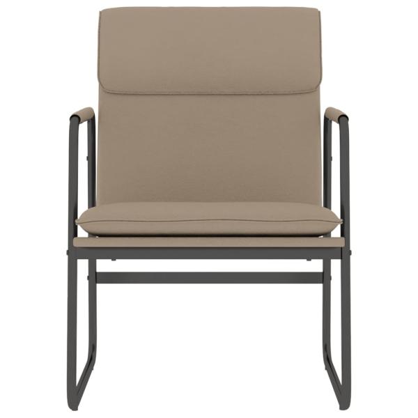 Loungesessel Cappuccino-Braun 55x64x80 cm Kunstleder
