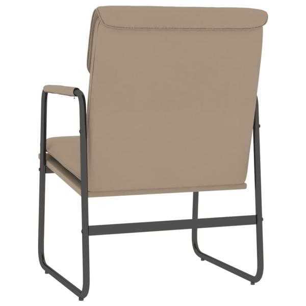 Loungesessel Cappuccino-Braun 55x64x80 cm Kunstleder