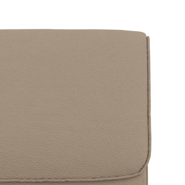 Loungesessel Cappuccino-Braun 55x64x80 cm Kunstleder