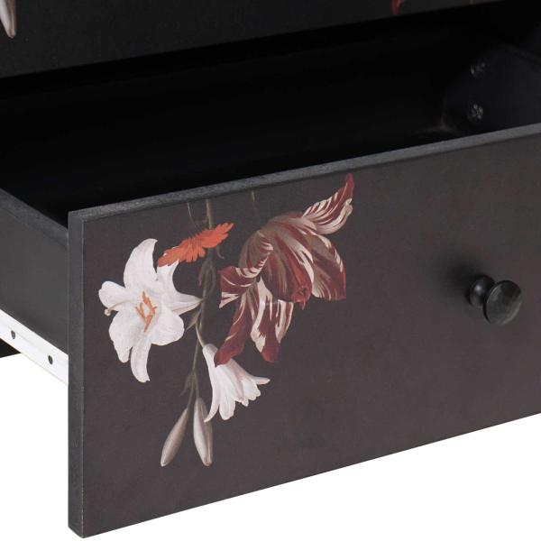 Nachttisch Mehrfarbig 50 x 33 x 60 cm Massivholz Mango