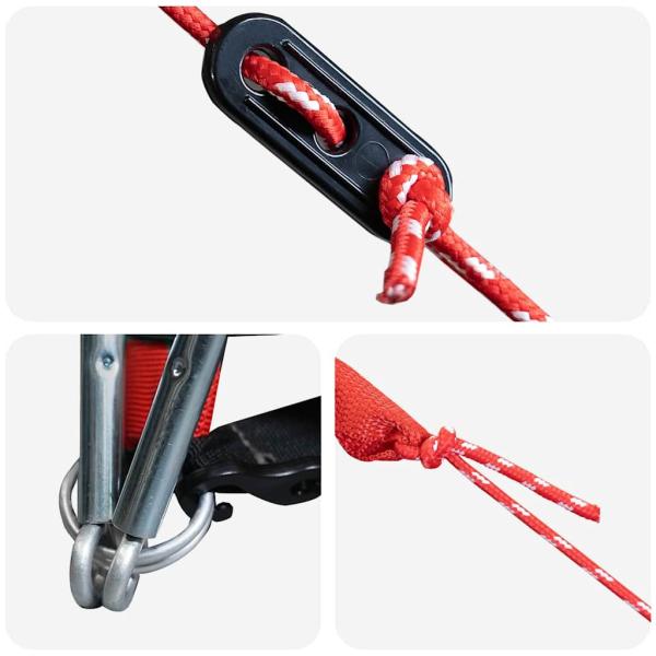 Tunnelzelt mit Dach Blau und Grau 318 x 275 x 140 cm