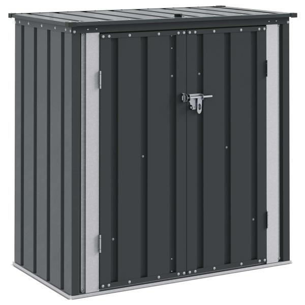 Gartenlagerbox Schwarz 101,5 x 57 x 100,5 cm Stahl