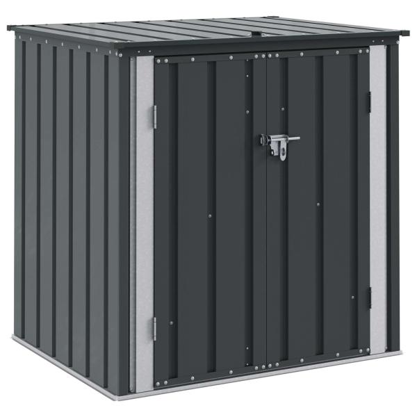 Gartenlagerbox Schwarz 101,5 x 82 x 100 cm Stahl