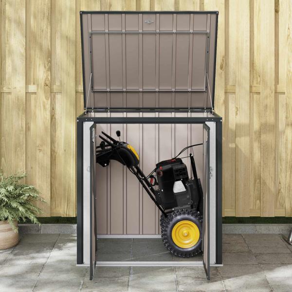 Gartenlagerbox Schwarz 101,5 x 82 x 100 cm Stahl