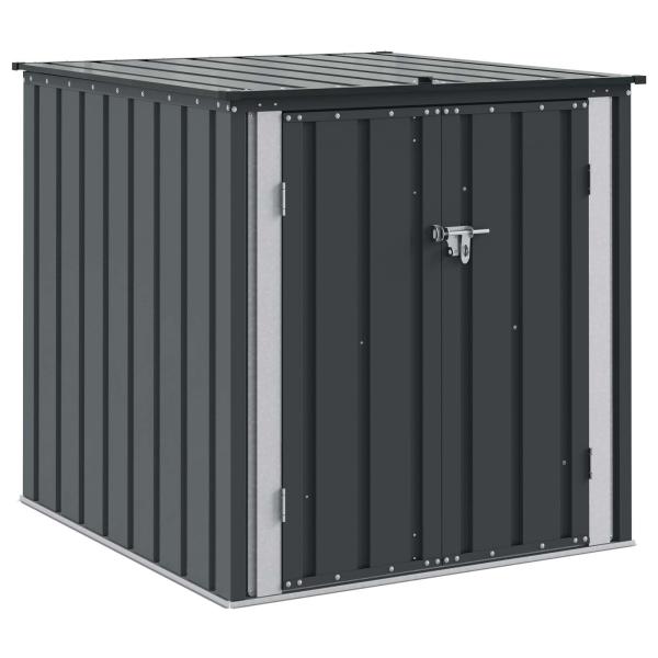 Gartenlagerbox Schwarz 101,5 x 107 x 100 cm Stahl
