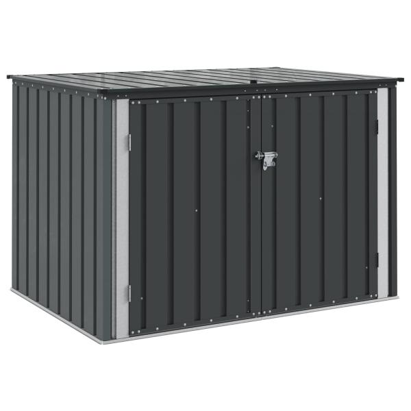 Gartenlagerbox Schwarz 151,5 x 107 x 100 cm Stahl