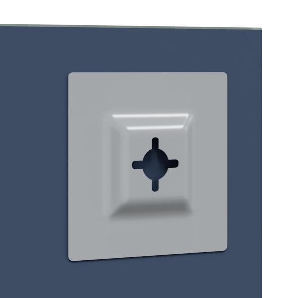 Wandspiegel 60 x 60 cm Gehärtetes Glas