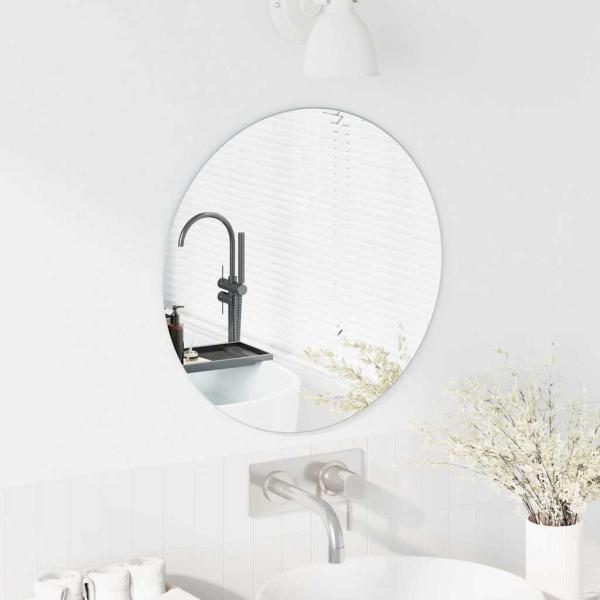 Wandspiegel Ø 50 cm Gehärtetes Glas