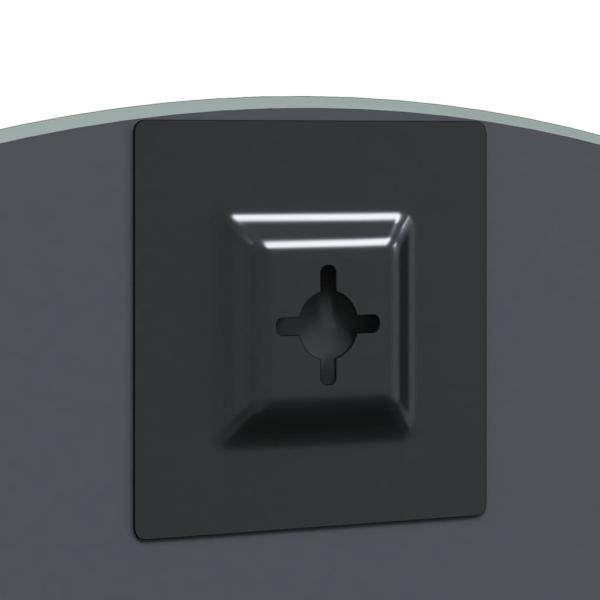 Wandspiegel Ø 60 cm Gehärtetes Glas