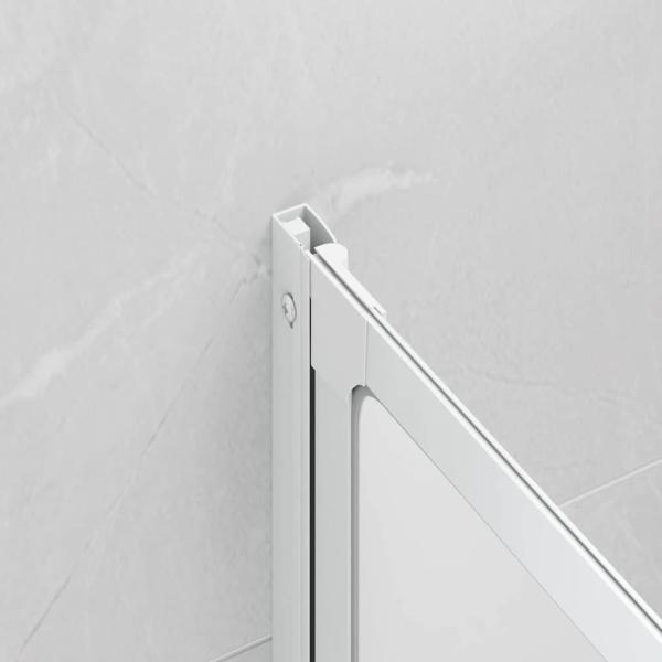 Badewannenbildschirm Matt 120 x 117 cm Aluminium & PP-Paneel