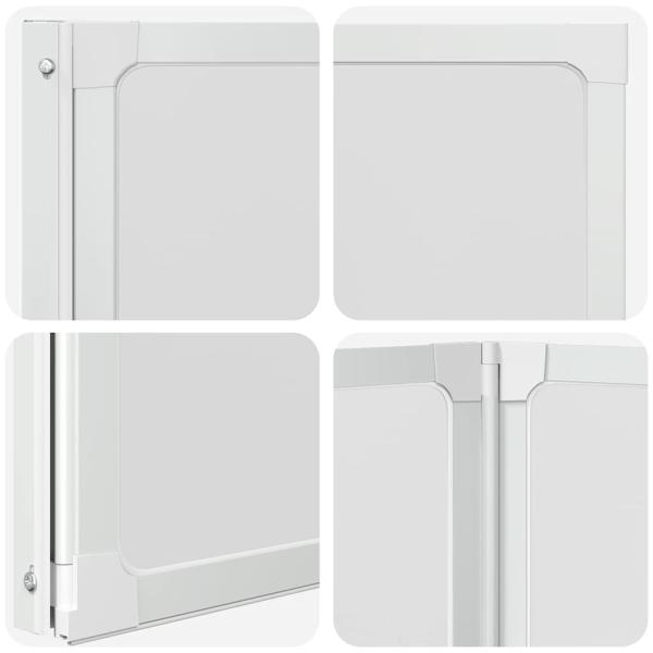 Badewannenbildschirm Matt 120 x 117 cm Aluminium & PP-Paneel