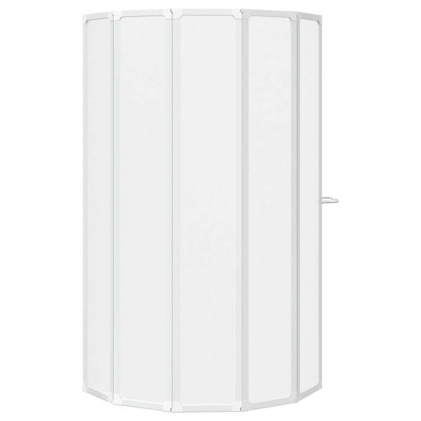 Badewannenbildschirm Matt 168 x 140 cm Aluminium & PP-Paneel