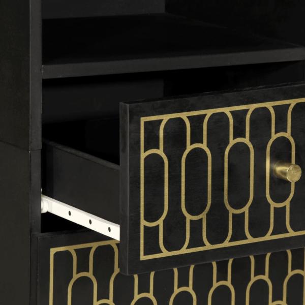 3-tlg. Badmöbel-Set Massivholz Mango