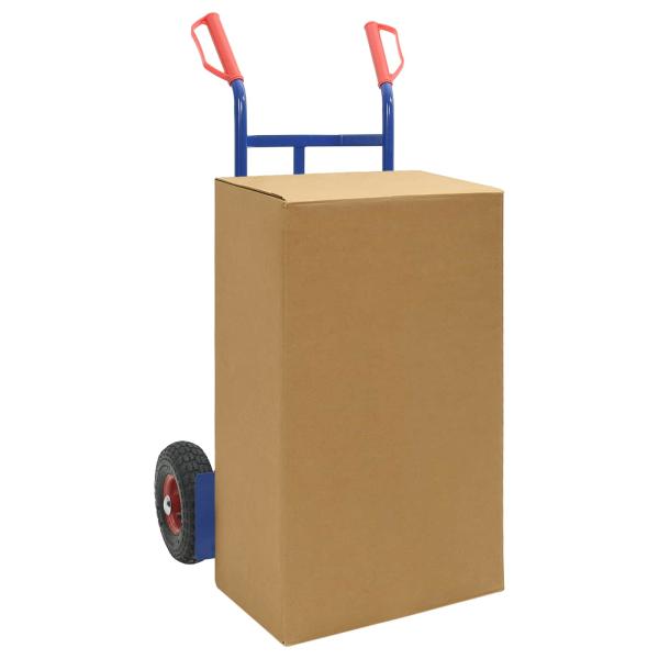 Handwagen Blau und Rot 57 x 46 x 113 cm Stahl