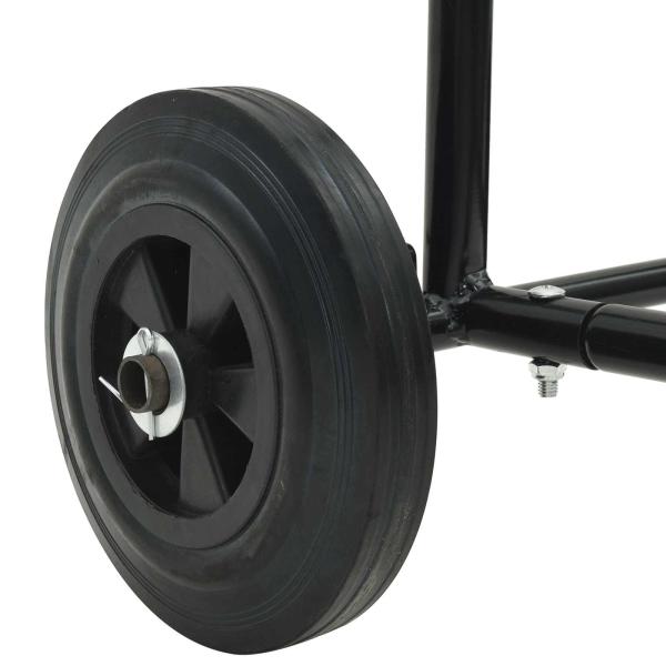 Handwagen Schwarz und Rot 49 x 49 x 101 cm Stahl