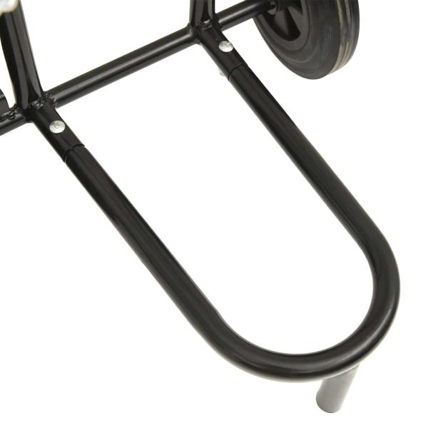 Handwagen Schwarz und Rot 49 x 49 x 101 cm Stahl